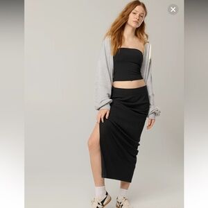 OFFLINE By Aerie Thumbs Up Heavyweight Maxi Skirt